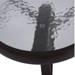 ΤΡΑΠΕΖΙ BRUNO 150X90Χ72Υεκ. ΚΑΦΕ ΜΕΤΑΛΛΙΚΟ ΜΕ ΓΥΑΛΙΝΗ ΕΠΙΦΑΝΕΙΑ HM5145.02