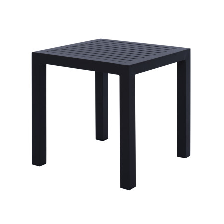ΤΡΑΠΕΖΙ ΑΛΟΥΜΙΝΙΟΥ QIANA HM5402.02 ΓΚΡΙ 45x45x45,5 εκ.