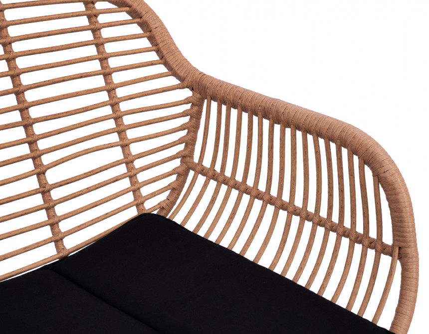 ΣΕΤ ΣΑΛΟΝΙ 4ΤΜΧ ALLEGRA HM5460 ΜΕΤΑΛΛΟ & WICKER ΣΕ ΜΠΕΖ ΧΡΩΜΑ