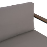 ΚΑΝΑΠΕΣ ΔΙΘΕΣΙΟΣ SAFIYA ΑΛΟΥΜΙΝΙΟΥ ΑΝΘΡΑΚΙ ΜΕ POLYWOOD HM5523.02 144X70X85Υεκ.