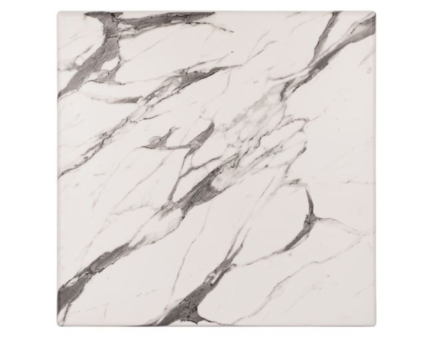ΕΠΙΦΑΝΕΙΑ ΤΡΑΠΕΖΙΟΥ WERZALIT 60Χ60Χ3.5εκ. MARBLE WHITE-GREY 5657 HM5229.11