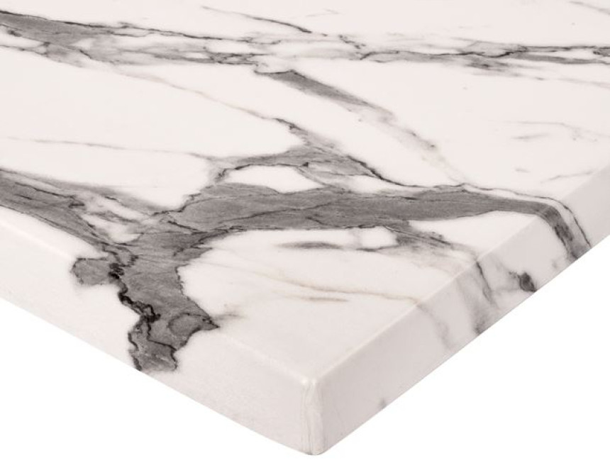 ΕΠΙΦΑΝΕΙΑ ΤΡΑΠΕΖΙΟΥ WERZALIT 60Χ60Χ3.5εκ. MARBLE WHITE-GREY 5657 HM5229.11