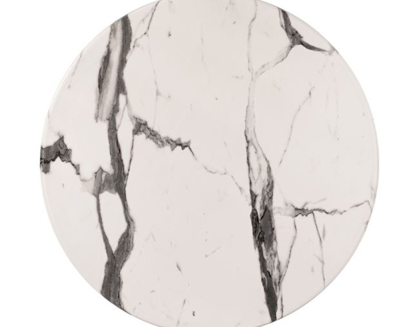 ΕΠΙΦΑΝΕΙΑ ΤΡΑΠΕΖΙΟΥ Φ70Χ2.5εκ. WERZALIT MARBLE WHITE-GREY 5657 HM5228.11