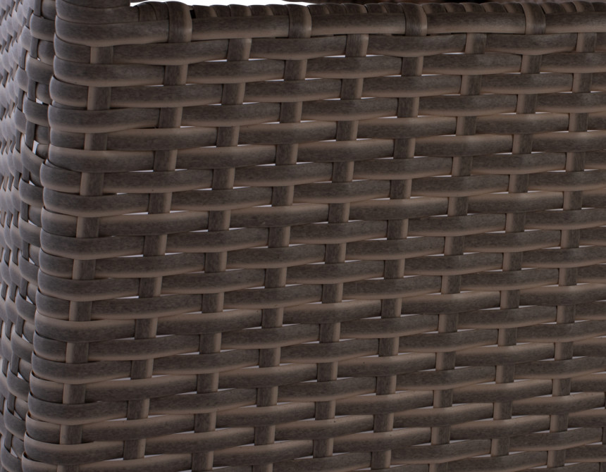 ΤΡΑΠΕΖΙ ΜΕΤΑΛΛΙΚΟ MINSK RATTAN ΓΚΡΙ HM5507.01 150x90x75Υ εκ.