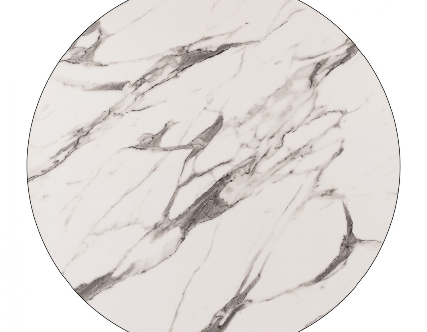 ΕΠΙΦΑΝΕΙΑ ΤΡΑΠΕΖΙΟΥ HPL HM5842.11 MARBLE WHITE-GREY Φ69 εκ. ΠΑΧΟΥΣ 12mm.