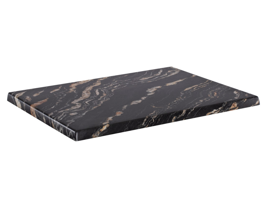 ΕΠΙΦΑΝΕΙΑ ΤΡΑΠΕΖΙΟΥ WERZALIT 120Χ80Χ3.5εκ. BLACK GOLD MARBLE HM5630.15