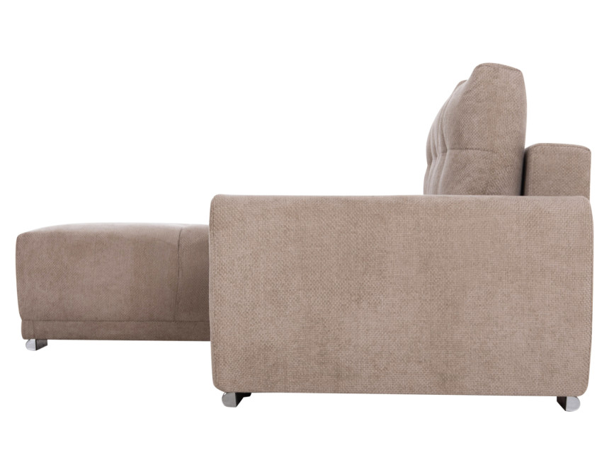 ΚΑΝΑΠΕΣ ΚΡΕΒΑΤΙ ΑΡΙΣΤΕΡΗ ΓΩΝΙΑ COMFYRA HM3336.03L ΜΠΕΖ ΥΦΑΣΜΑ 268x180x83Υεκ