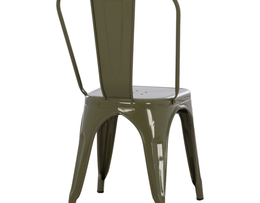 ΚΑΡΕΚΛΑ ΜΕΤΑΛΛΙΚΗ MELITA HM8641.43 ΣΕ DARK OLIVE GREEN 43x50x82Υεκ.