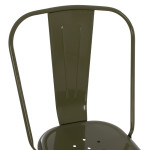 ΚΑΡΕΚΛΑ ΜΕΤΑΛΛΙΚΗ MELITA HM8641.43 ΣΕ DARK OLIVE GREEN 43x50x82Υεκ.