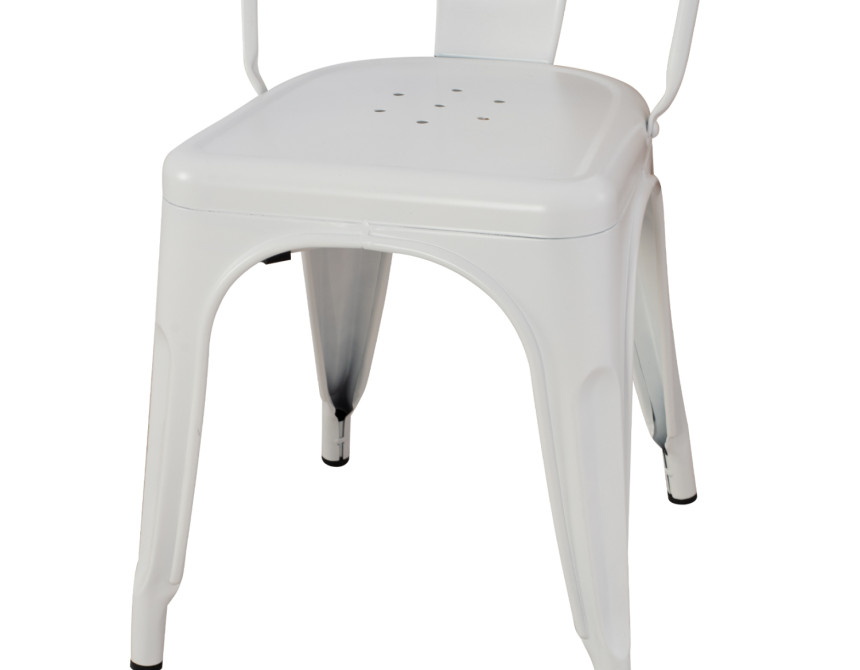 ΚΑΡΕΚΛΑ ΜΕΤΑΛΛΙΚΗ MELITA-PRO HM8641.41 ΛΕΥΚΟ ΜΑΤ 44x47x84.5Υεκ.