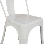 ΚΑΡΕΚΛΑ ΜΕΤΑΛΛΙΚΗ MELITA-PRO HM8641.41 ΛΕΥΚΟ ΜΑΤ 44x47x84.5Υεκ.