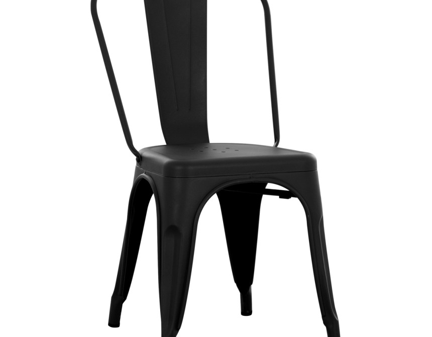 ΚΑΡΕΚΛΑ ΜΕΤΑΛΛΙΚΗ MELITA-PRO HM8641.42 ΜΑΥΡΟ ΜΑΤ 44x47x84.5Υεκ.