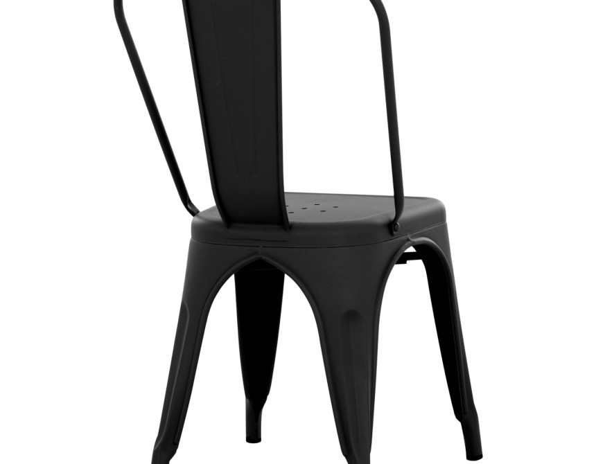 ΚΑΡΕΚΛΑ ΜΕΤΑΛΛΙΚΗ MELITA-PRO HM8641.42 ΜΑΥΡΟ ΜΑΤ 44x47x84.5Υεκ.