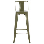ΣΚΑΜΠΟ ΜΠΑΡ ΜΕΤΑΛΛΙΚΟ MELITA-PRO HM8642.41 ΣΕ ΛΕΥΚΟ ΜΑΤ 43x43x78Υεκ.