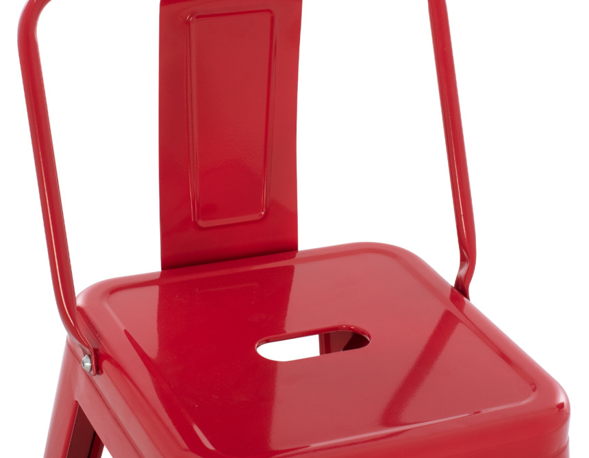 ΣΚΑΜΠΟ ΜΠΑΡ ΜΕΣΑΙΟΥ ΥΨΟΥΣ ΜΕΤΑΛΛΙΚΟ MELITA-PRO HM8574.44 ΚΟΚΚΙΝΟ 43x43x88Υεκ.