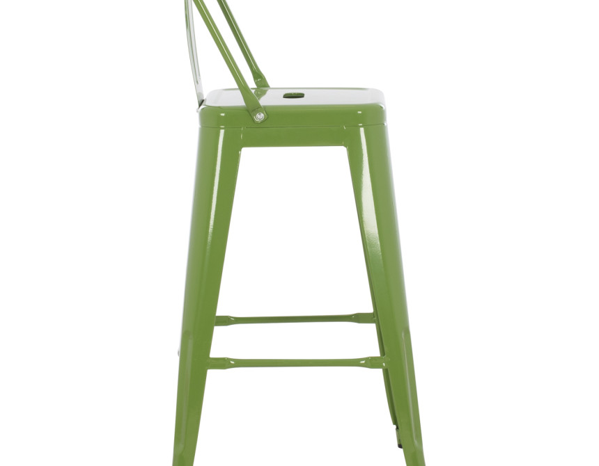 ΣΚΑΜΠΟ ΜΠΑΡ ΜΕΣΑΙΟΥ ΥΨΟΥΣ ΜΕΤΑΛΛΙΚΟ MELITA-PRO HM8574.53 LIGHT OLIVE GREEN 43x43x88Υεκ.