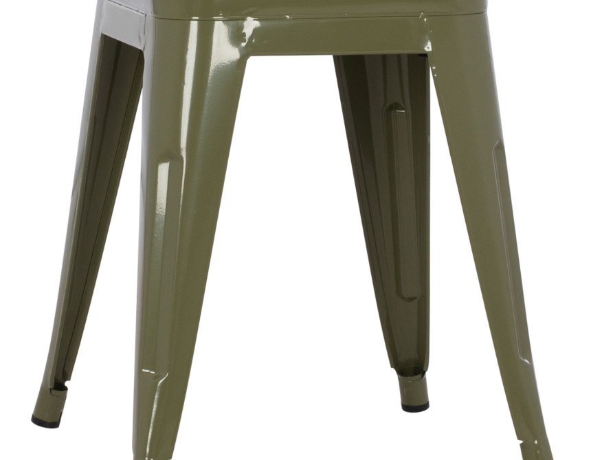 ΣΚΑΜΠΟ ΜΕΤΑΛΛΙΚΟ MELITA HM0096.43 ΣΕ DARK OLIVE ΧΡΩΜΑ 39x39x46Υεκ.