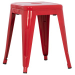ΣΚΑΜΠΟ ΜΕΤΑΛΛΙΚΟ MELITA HM0096.44 ΣΕ ΚΟΚΚΙΝΟ ΧΡΩΜΑ 39x39x46Υεκ.