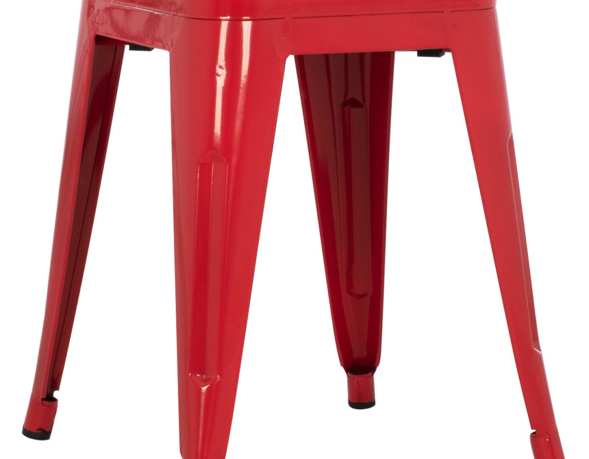 ΣΚΑΜΠΟ ΜΕΤΑΛΛΙΚΟ MELITA HM0096.44 ΣΕ ΚΟΚΚΙΝΟ ΧΡΩΜΑ 39x39x46Υεκ.