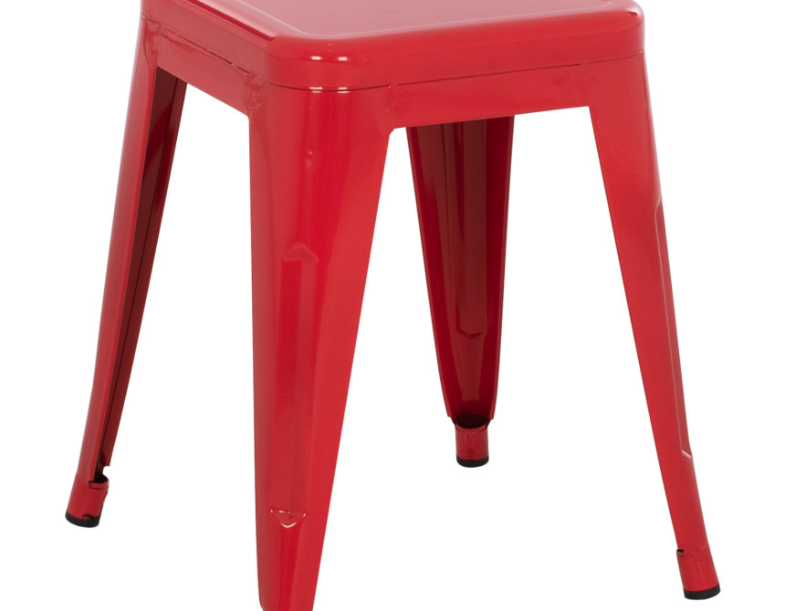 ΣΚΑΜΠΟ ΜΕΤΑΛΛΙΚΟ MELITA HM0096.44 ΣΕ ΚΟΚΚΙΝΟ ΧΡΩΜΑ 39x39x46Υεκ.