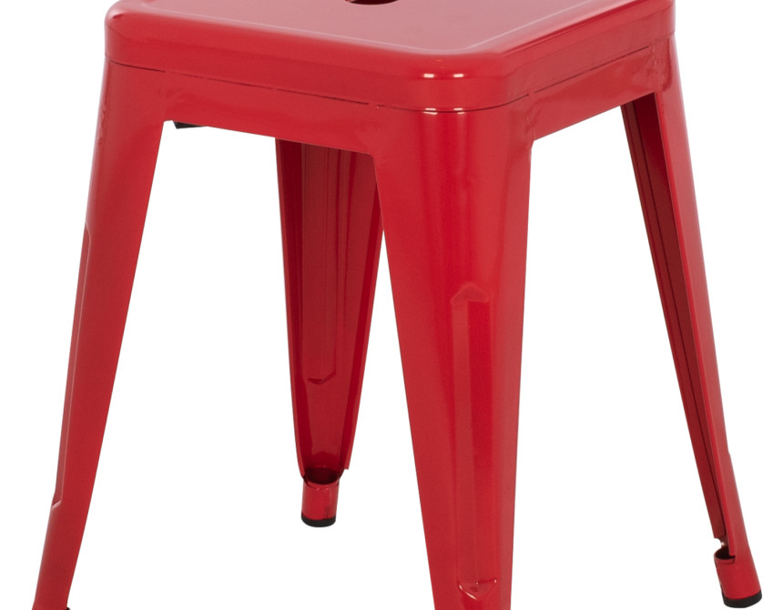 ΣΚΑΜΠΟ ΜΕΤΑΛΛΙΚΟ MELITA HM0096.44 ΣΕ ΚΟΚΚΙΝΟ ΧΡΩΜΑ 39x39x46Υεκ.