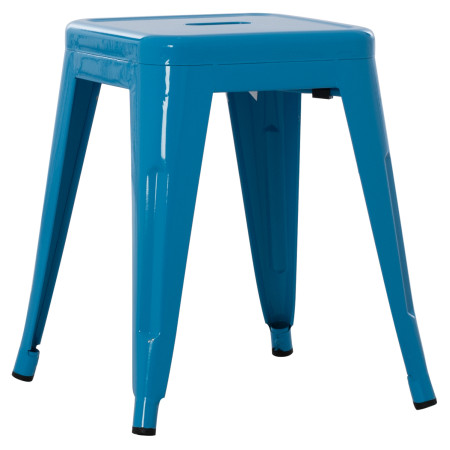 ΣΚΑΜΠΟ ΜΕΤΑΛΛΙΚΟ MELITA HM0096.48 ΣΕ ΜΠΛΕ ΧΡΩΜΑ 39x39x46Υεκ.