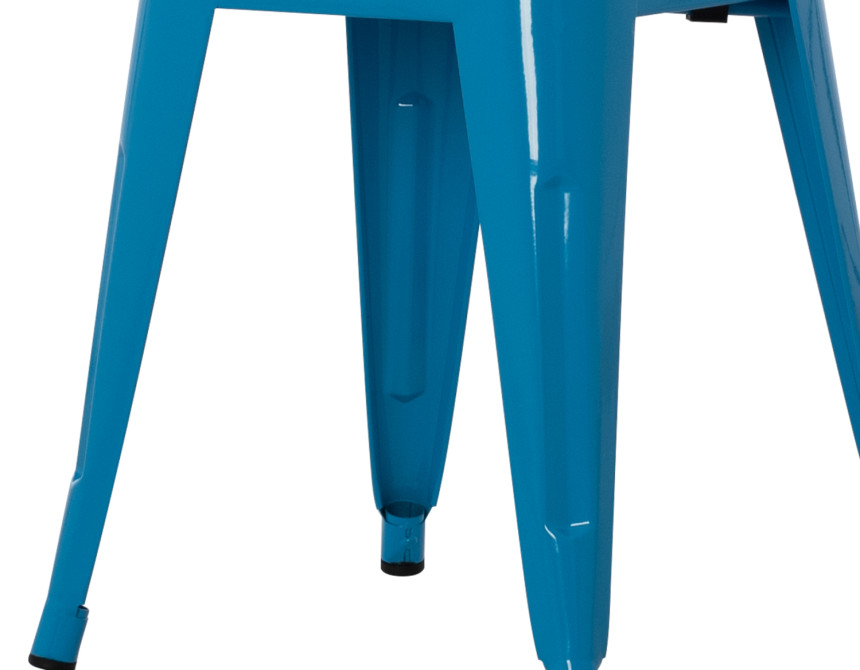 ΣΚΑΜΠΟ ΜΕΤΑΛΛΙΚΟ MELITA HM0096.48 ΣΕ ΜΠΛΕ ΧΡΩΜΑ 39x39x46Υεκ.