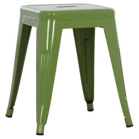 ΣΚΑΜΠΟ ΜΕΤΑΛΛΙΚΟ MELITA HM0096.53 ΣΕ LIGHT OLIVE GREEN ΧΡΩΜΑ 39x39x46Υεκ.