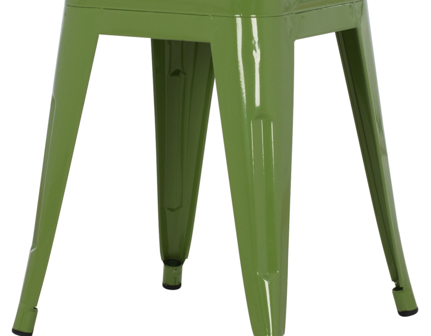 ΣΚΑΜΠΟ ΜΕΤΑΛΛΙΚΟ MELITA HM0096.53 ΣΕ LIGHT OLIVE GREEN ΧΡΩΜΑ 39x39x46Υεκ.