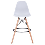 ΣΚΑΜΠΟ ΜΠΑΡ RENATA HM0173.01 ΛΕΥΚΟ 58x56x107Υ εκ.