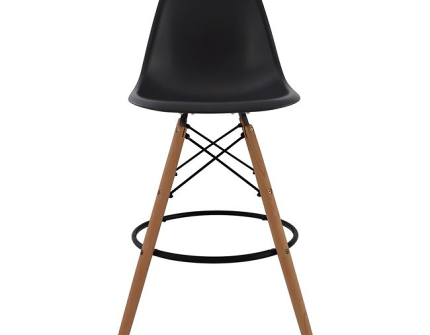 ΣΚΑΜΠΟ ΜΠΑΡ RENATA HM0173.02 ΜΑΥΡΟ 47x50x108Υ εκ.