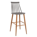 ΣΚΑΜΠΟ ΜΠΑΡ HM8459.10 VANESSA ΣΕ ΓΚΡΙ ΧΡΩΜΑ 43x49x107 εκ.