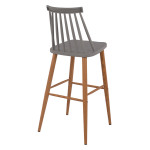 ΣΚΑΜΠΟ ΜΠΑΡ HM8459.10 VANESSA ΣΕ ΓΚΡΙ ΧΡΩΜΑ 43x49x107 εκ.