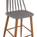 ΣΚΑΜΠΟ ΜΠΑΡ HM8459.10 VANESSA ΣΕ ΓΚΡΙ ΧΡΩΜΑ 43x49x107 εκ.
