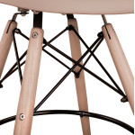 ΣΚΑΜΠΟ ΜΠΑΡ RENATA HM0173.45 ΚΑΠΟΥΤΣΙΝΟ 58x56x107Υ εκ.