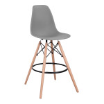 ΣΚΑΜΠΟ ΜΠΑΡ RENATA HM0173.10 ΓΚΡΙ 58x56x107Υ εκ.