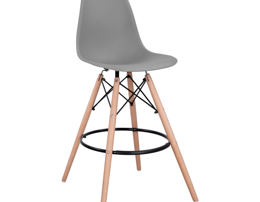 ΣΚΑΜΠΟ ΜΠΑΡ RENATA HM0173.10 ΓΚΡΙ 58x56x107Υ εκ.