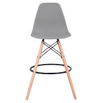ΣΚΑΜΠΟ ΜΠΑΡ RENATA HM0173.10 ΓΚΡΙ 58x56x107Υ εκ.