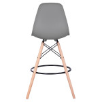 ΣΚΑΜΠΟ ΜΠΑΡ RENATA HM0173.10 ΓΚΡΙ 58x56x107Υ εκ.