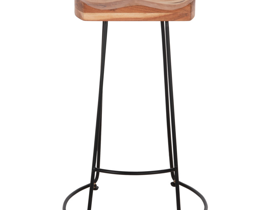 ΣΚΑΜΠΟ BAR ELEANOR ΑΠΟ ΜΑΣΙΦ ΞΥΛΟ ΑΚΑΚΙΑΣ 48x40χ76Υεκ. HM8363.11