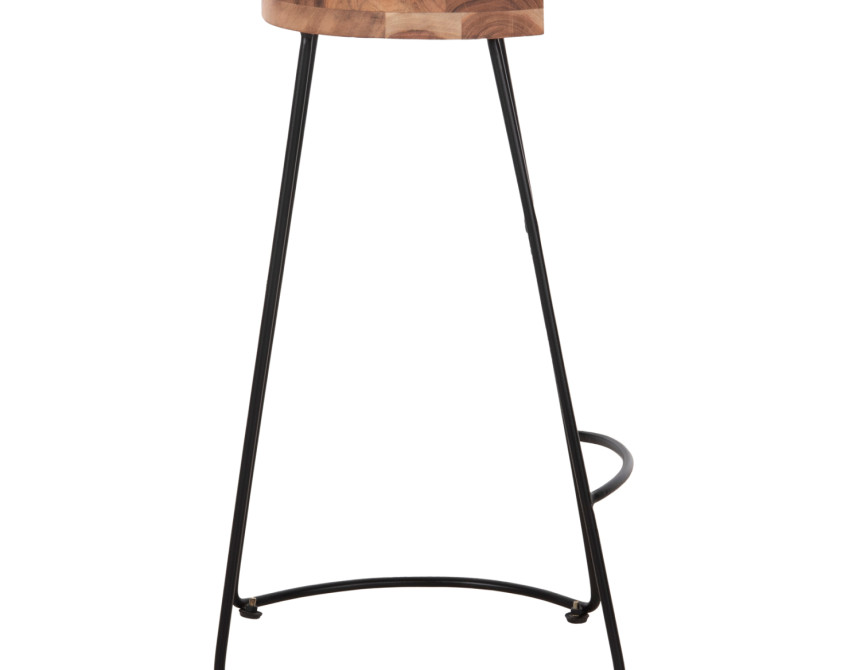 ΣΚΑΜΠΟ BAR ELEANOR ΑΠΟ ΜΑΣΙΦ ΞΥΛΟ ΑΚΑΚΙΑΣ 48x40χ76Υεκ. HM8363.11