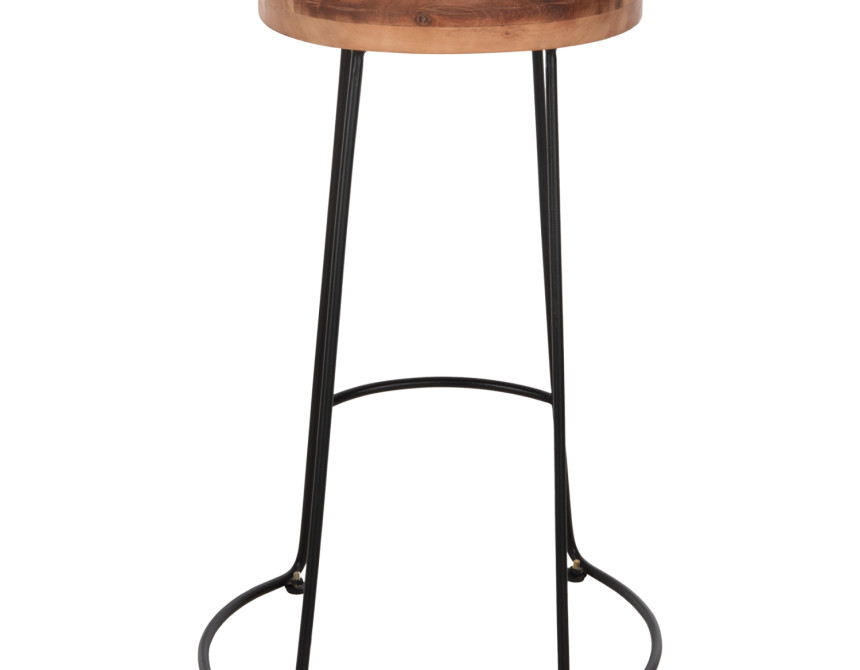 ΣΚΑΜΠΟ BAR ELEANOR ΑΠΟ ΜΑΣΙΦ ΞΥΛΟ ΑΚΑΚΙΑΣ 48x40χ76Υεκ. HM8363.11