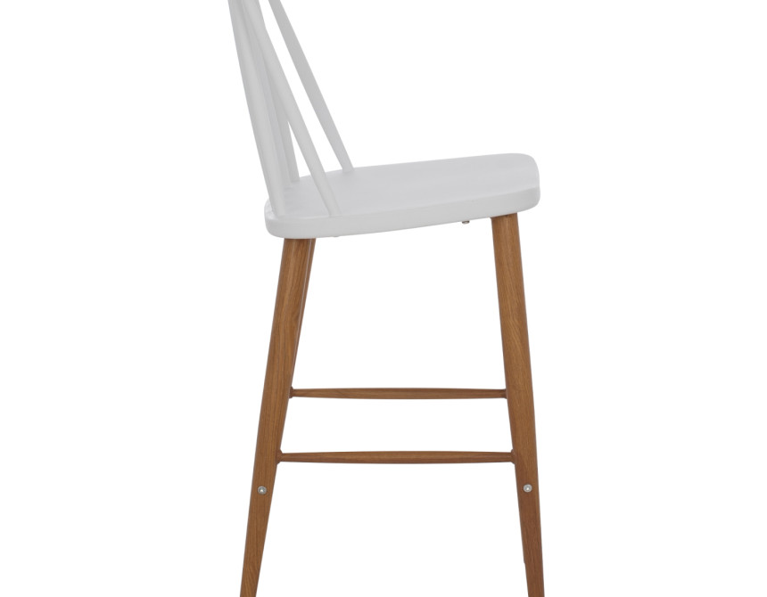 ΣΚΑΜΠΟ ΜΠΑΡ VANESSA HM9300.01 ΛΕΥΚΟ ΜΕΣΑΙΟΥ ΥΨΟΥΣ 43x45x97Υεκ.