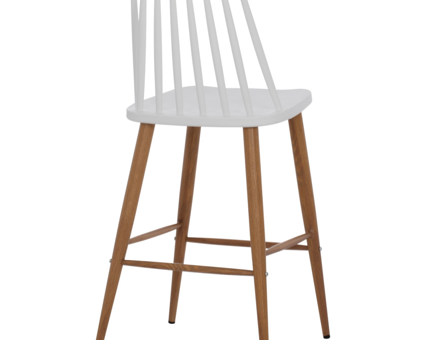 ΣΚΑΜΠΟ ΜΠΑΡ VANESSA HM9300.01 ΛΕΥΚΟ ΜΕΣΑΙΟΥ ΥΨΟΥΣ 43x45x97Υεκ.