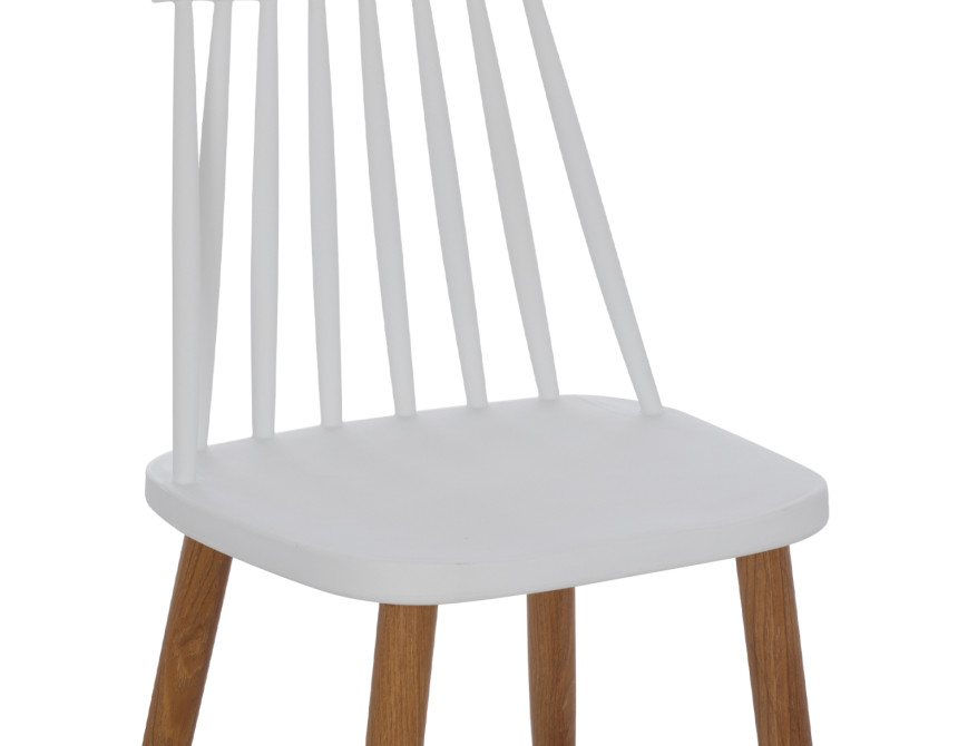 ΣΚΑΜΠΟ ΜΠΑΡ VANESSA HM9300.01 ΛΕΥΚΟ ΜΕΣΑΙΟΥ ΥΨΟΥΣ 43x45x97Υεκ.