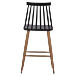 ΣΚΑΜΠΟ ΜΠΑΡ VANESSA ΜΑΥΡΟ ΜΕΣΑΙΟΥ ΥΨΟΥΣ HM9300.02  43x45x97Υεκ.