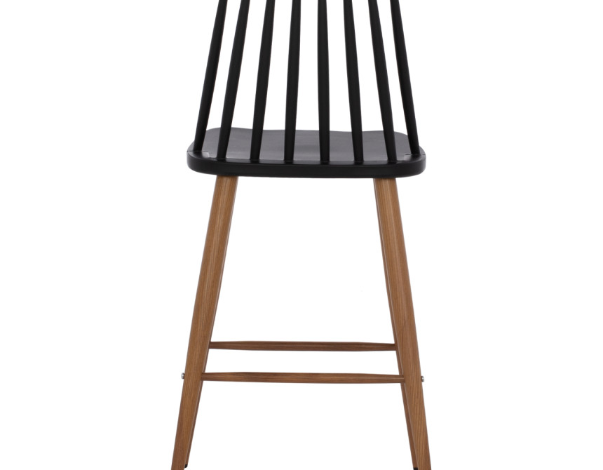 ΣΚΑΜΠΟ ΜΠΑΡ VANESSA ΜΑΥΡΟ ΜΕΣΑΙΟΥ ΥΨΟΥΣ HM9300.02  43x45x97Υεκ.