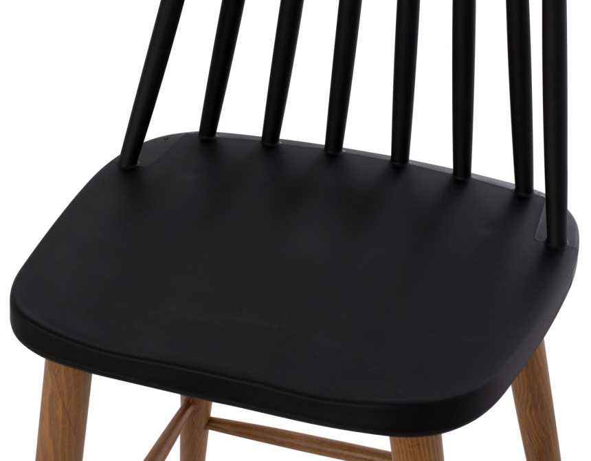 ΣΚΑΜΠΟ ΜΠΑΡ VANESSA ΜΑΥΡΟ ΜΕΣΑΙΟΥ ΥΨΟΥΣ HM9300.02  43x45x97Υεκ.