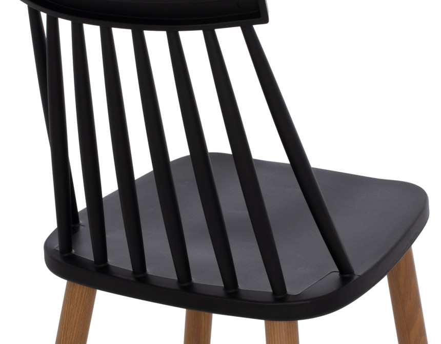 ΣΚΑΜΠΟ ΜΠΑΡ VANESSA ΜΑΥΡΟ ΜΕΣΑΙΟΥ ΥΨΟΥΣ HM9300.02  43x45x97Υεκ.