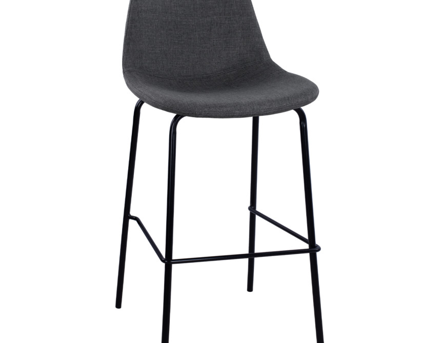 ΣΚΑΜΠΟ VINCENT HM9298.10 ΜΕΣΑΙΟΥ ΥΨΟΥΣ ΓΚΡΙ  ΜΕ ΜΕΤΑΛΛΙΚΑ ΠΟΔΙΑ 47x51x96 εκ.
